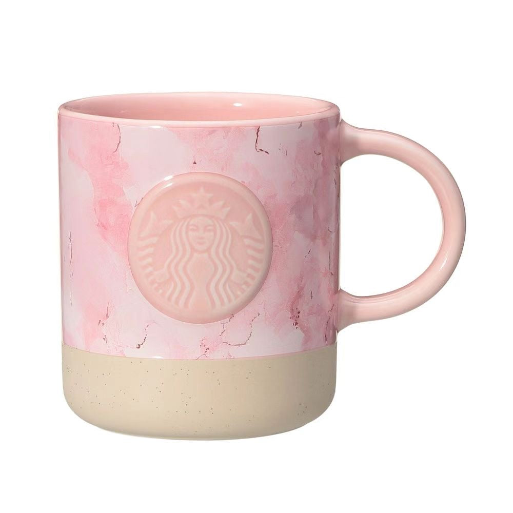 Starbucks Japan 2026 Sakura Limited Edition (Wave 1): Marble-Patterned Mug (355ml)
