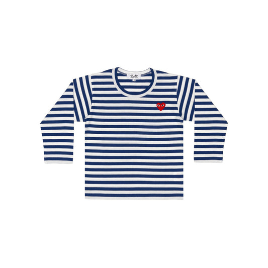 【PLAY KIDS】PLAY COMME des GARÇONS KIDS STRIPED T-SHIRT (BLUE)