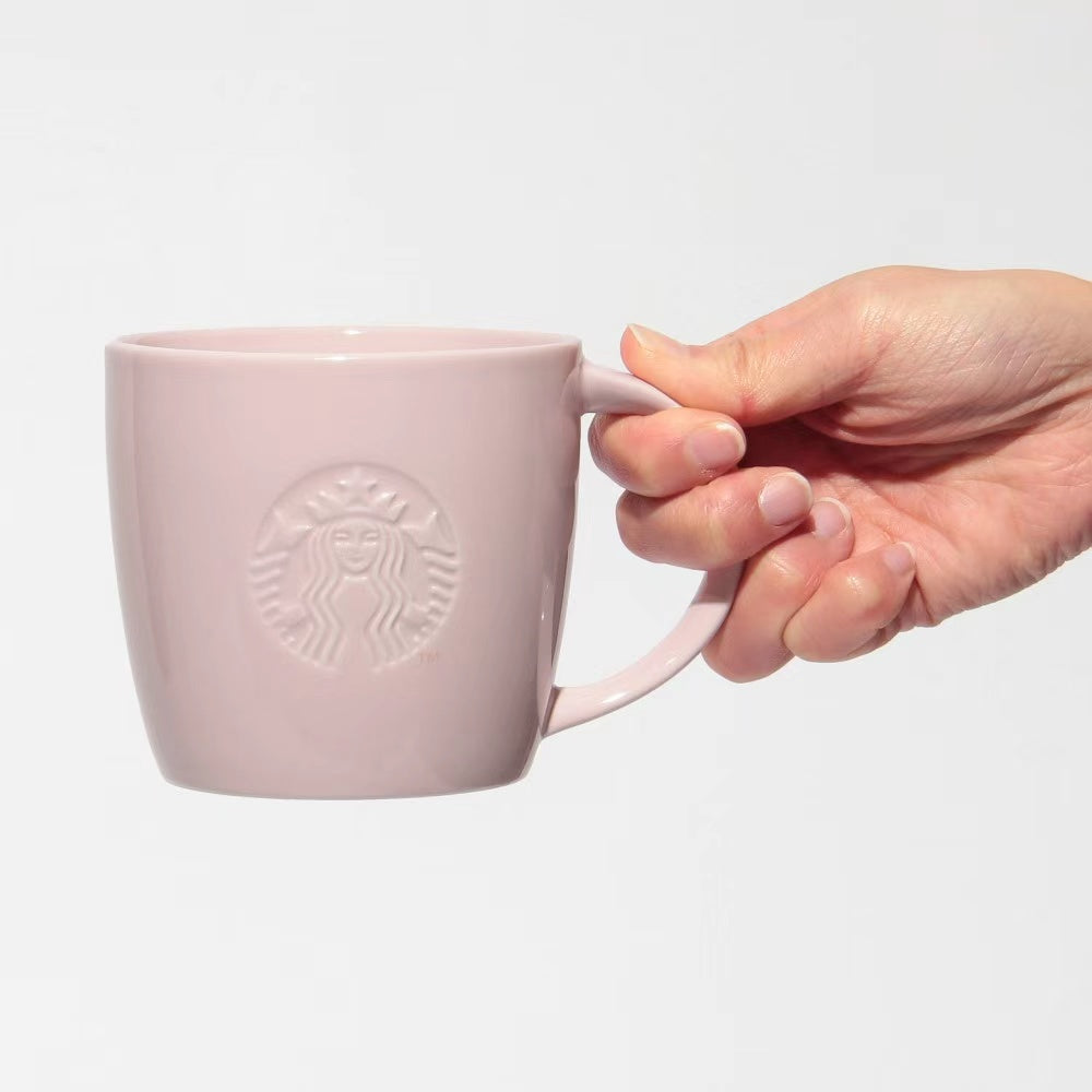 Starbucks Japan 2026 Valentine's Day Limited Edition Pink-Beige Mug (Gift Box Set, 355ml)
