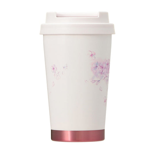 日本星巴克樱花第二弹夜樱 米色TOGO保温杯355ml