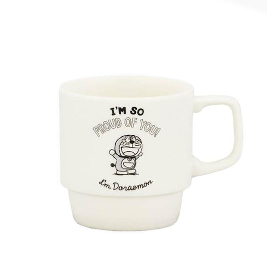 Japan DORAEMON Future Department Store White Ceramic Printed Mug（Approx. 115 x 85 x 85 mm）