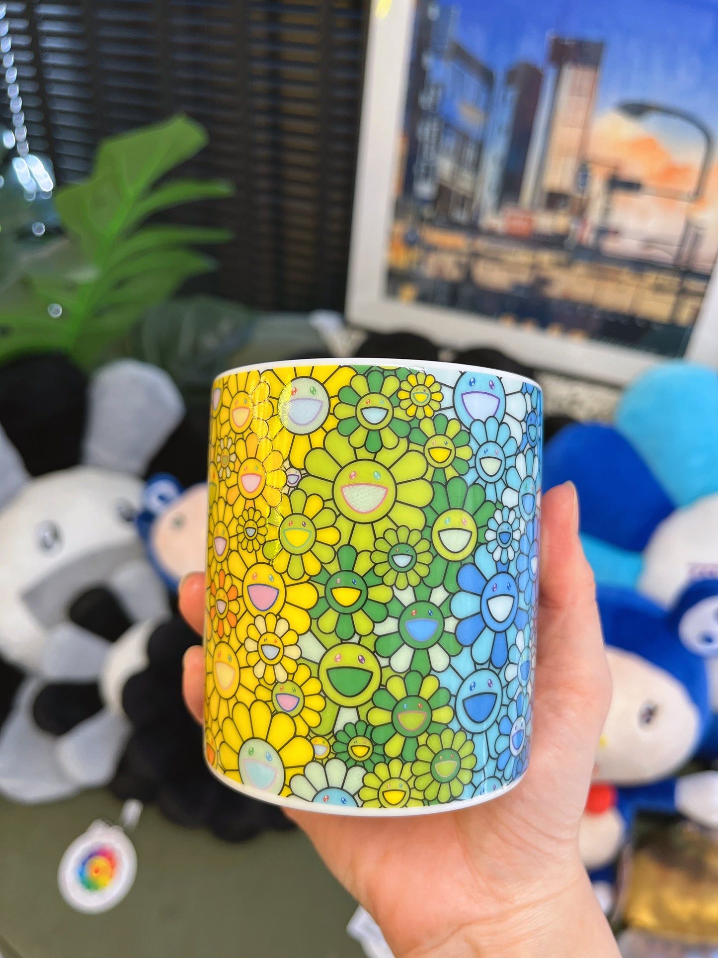 Takashi Murakami Full Sunflower Ceramic Mug