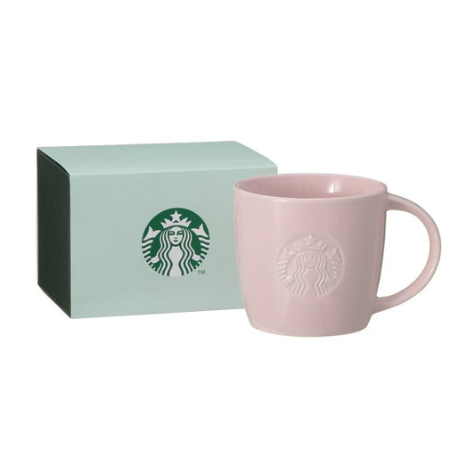 Starbucks Japan 2026 Valentine's Day Limited Edition Pink-Beige Mug (Gift Box Set, 355ml)