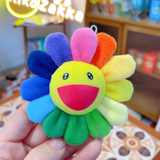 Takashi Murakami  Flower Plush Rainbow,Pin Model (can be pinned or hung)