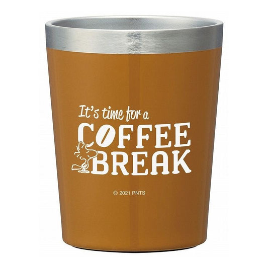 Skater Snoopy Stainless Steel Insulated Coffee Cup 240ml