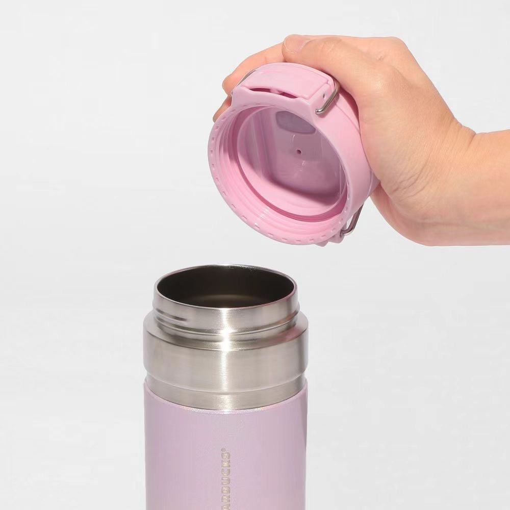 Starbucks Japan 2026 Cherry Blossom Limited Edition First Collection STANLEY Mermaid Thermos Mug, 473ml