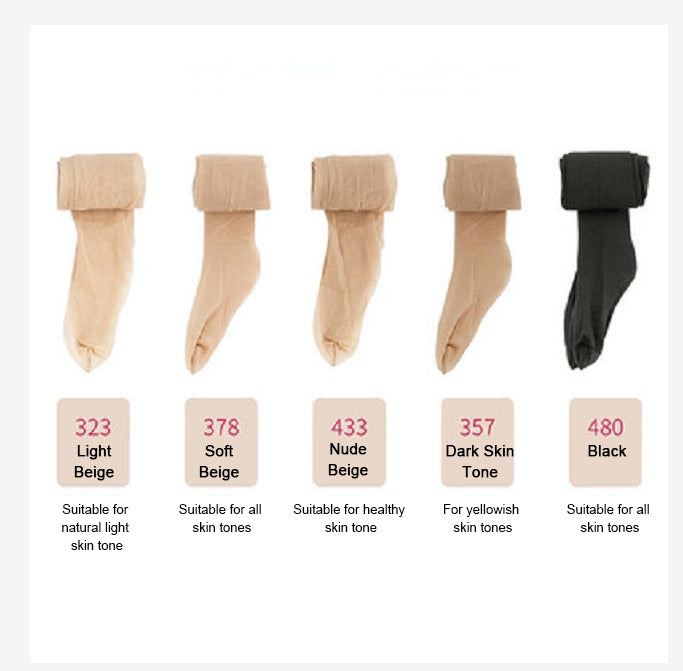 Japan Atsugi Summer Ultra-thin Stockings, Wearable and Sexy, Beautiful Legs Bare Legs Gods, Leg Foundation Series Modifying Flaws Nude Beautiful Skin M ~ L for 150-165cm height