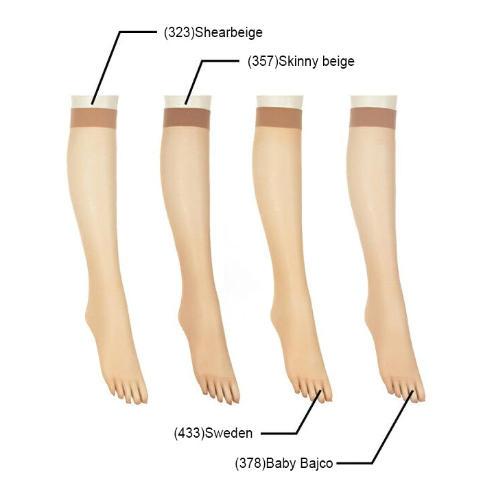 Japan Atsugi Summer Ultra-thin Stockings, Wearable and Sexy, Beautiful Legs Bare Legs Gods, Leg Foundation Series Modifying Flaws Nude Beautiful Skin M ~ L for 150-165cm height