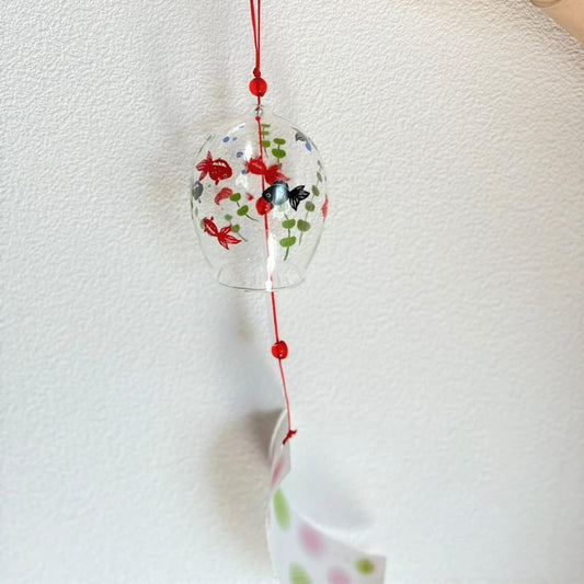 Yakushigama,Edo Stylish Wind Chime (Goldfish)#9463