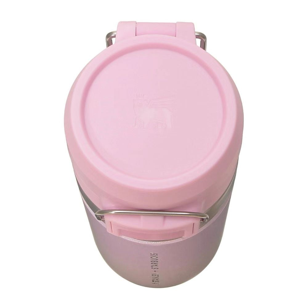 Starbucks Japan 2026 Cherry Blossom Limited Edition First Collection STANLEY Mermaid Thermos Mug, 473ml