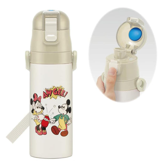 Skater Mickey Mouse Stainless Steel Insulated Bottle 470ml – Kids Direct Drink