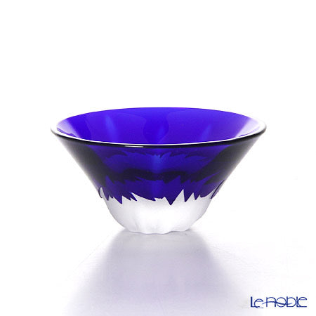 Tajima Glass Mt. Fuji Celebration Cup – Edo Glass, Wooden Gift Box (2 Colors Available)