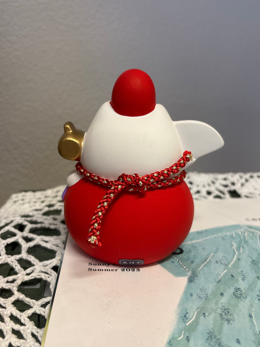 Japanese Yoshiki Kiln Lucky Cat Jincai brings no illness or calamity #7832