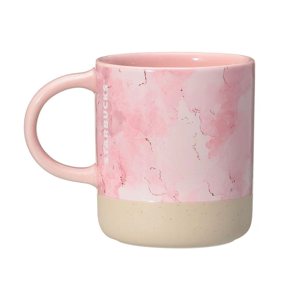 Starbucks Japan 2026 Sakura Limited Edition (Wave 1): Marble-Patterned Mug (355ml)