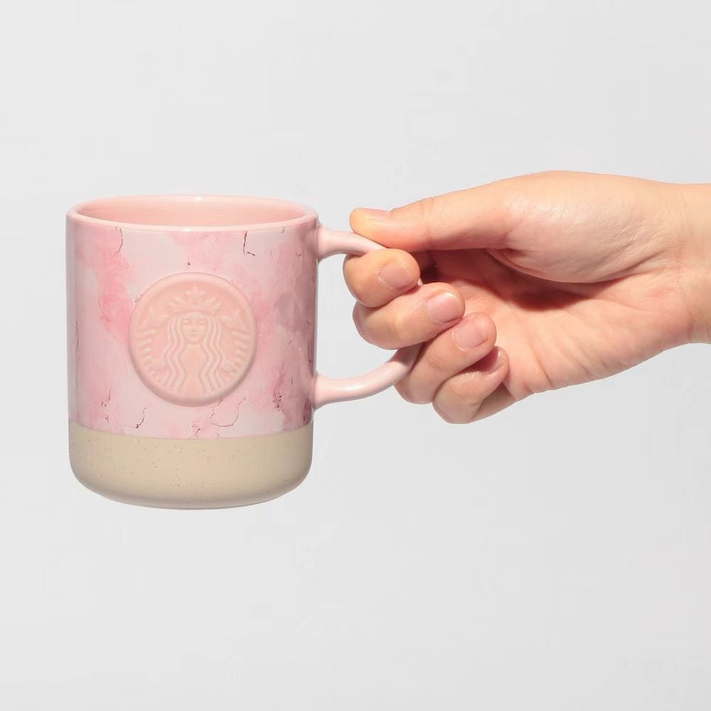 Starbucks Japan 2026 Sakura Limited Edition (Wave 1): Marble-Patterned Mug (355ml)