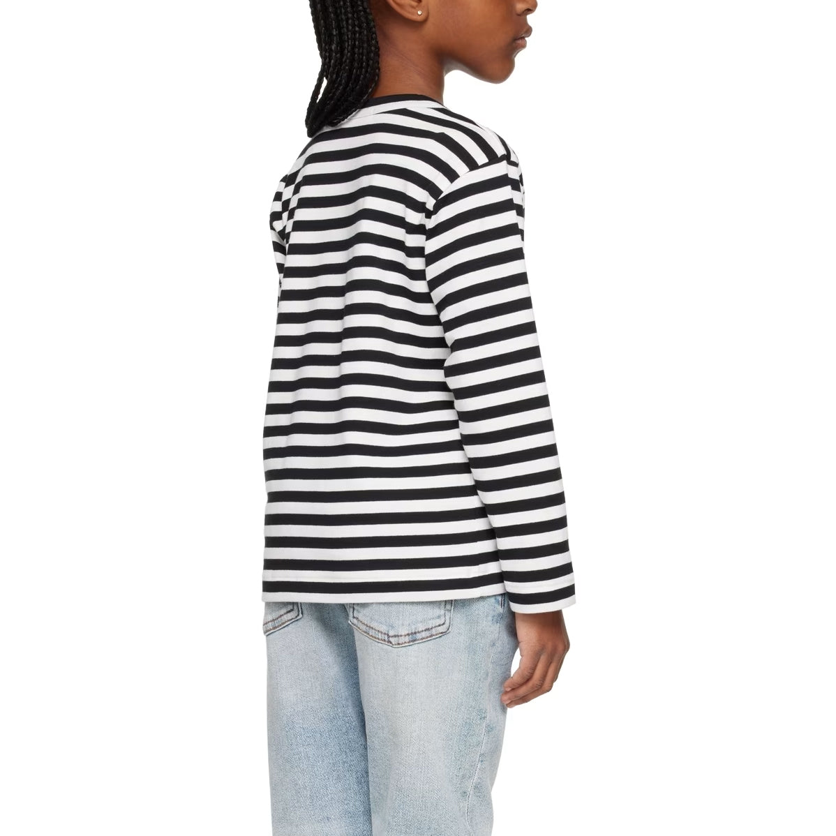 【PLAY Kids】PLAY COMME des GARÇONS KIDS STRIPED T-SHIRT (BLACK)Black Stripe