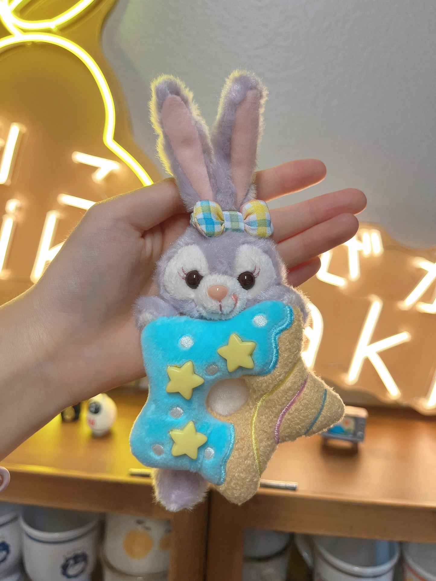 Tokyo Disney Summer Limited Keychain Plush – StellaLou with Donut Series