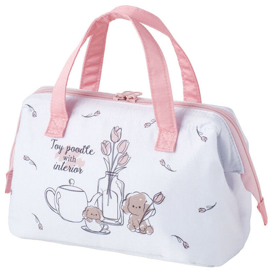 Skater Toy Poodle Insulated Lunch Bag – Pink