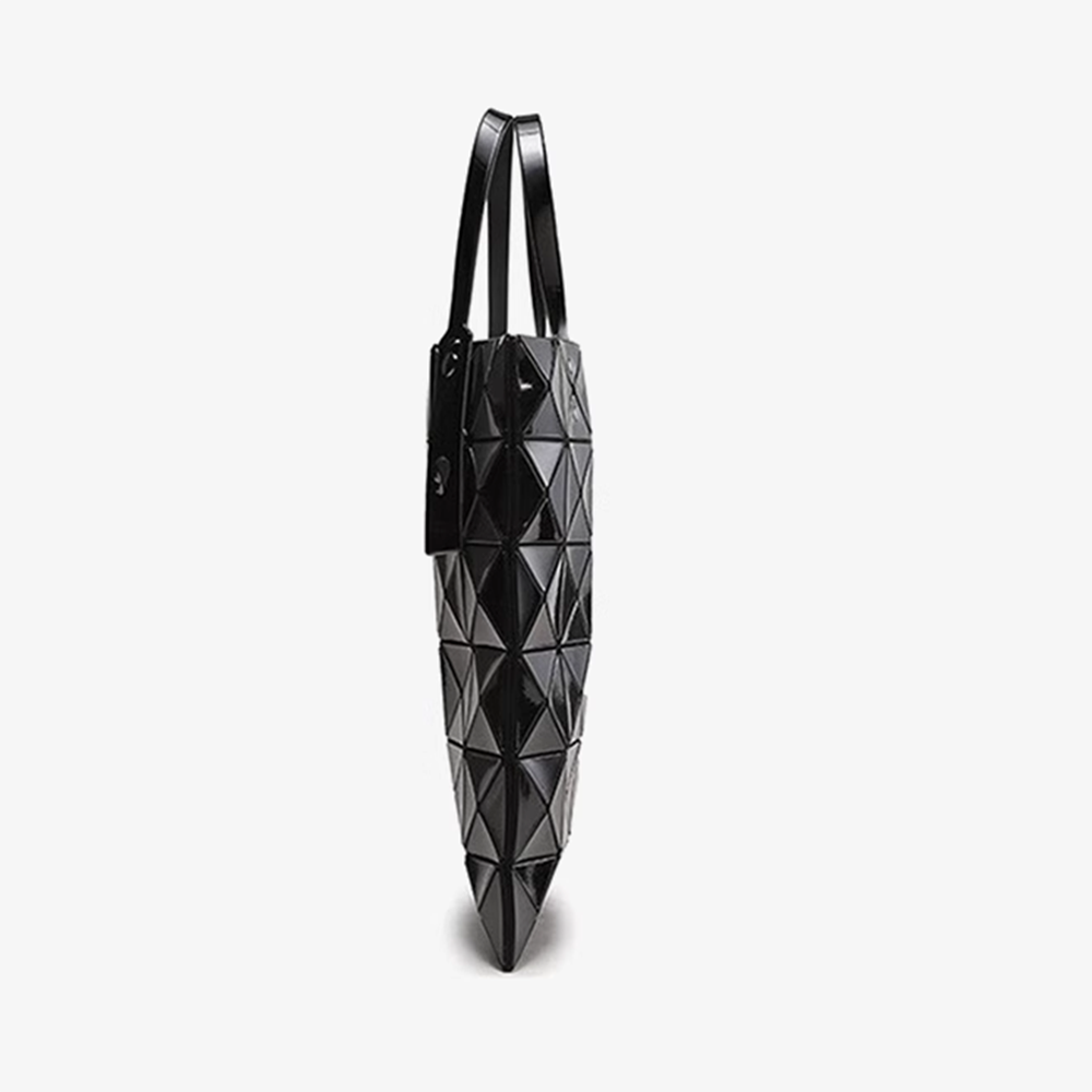 ISSEY MIYAKE BAO BAO Women's Bag, Shoulder Bag, Tote Bag Glossy Six Compartments AG053-15 Glossy black