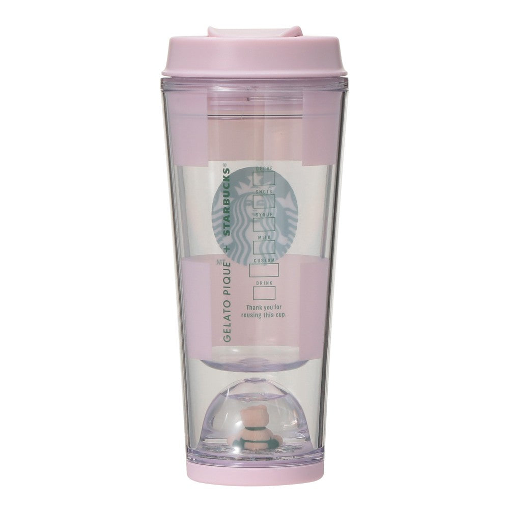 Starbucks Japan x Gelato Pique Bear Snow Globe Tumbler, 355ml