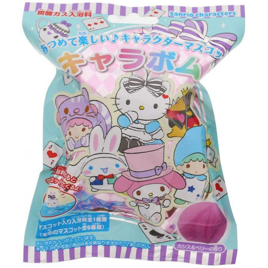 Japan Sanrio  Toys Bath Ball， Soaking Ball, Dissolved with Toys Floating Out【Sanrio Characters】Cassis and berry notes