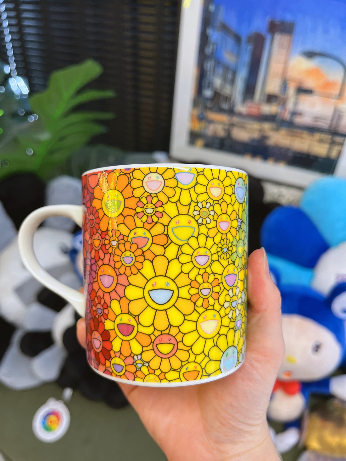 Takashi Murakami Full Sunflower Ceramic Mug