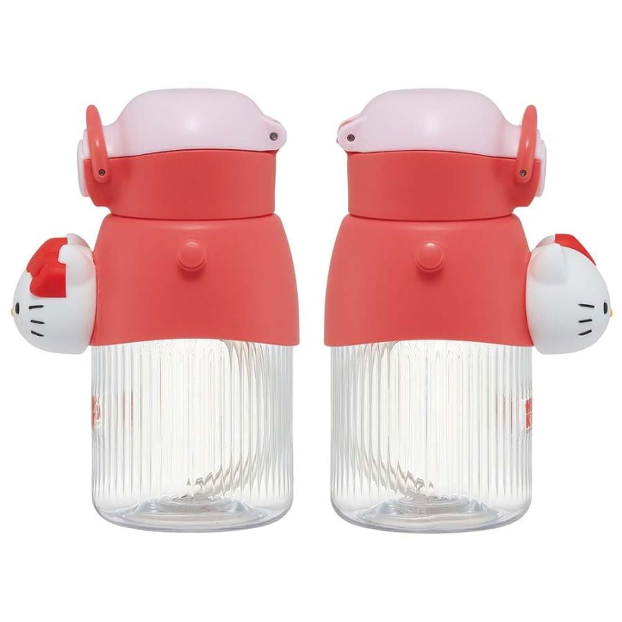 Skater Hello Kitty Kids Straw Bottle 590ml – Dual-Drink Portable Cup with Strap