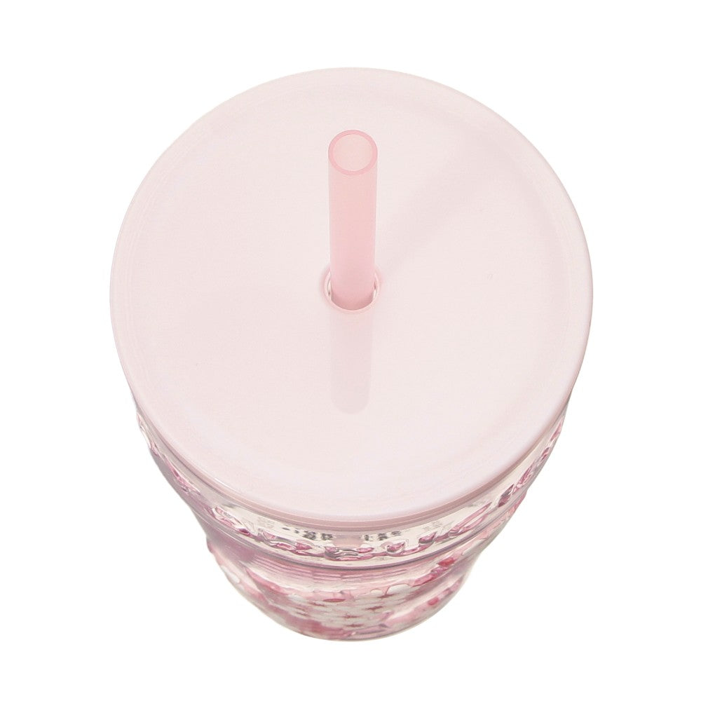 Starbucks Japan 2026 Sakura Limited Edition (First Wave): Sakura Straw Glass Tumbler (473ml)