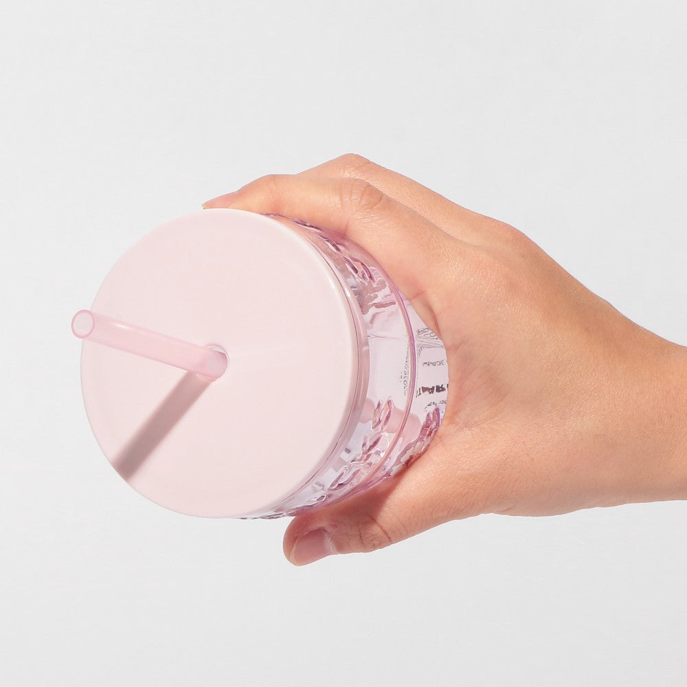 Starbucks Japan 2026 Sakura Limited Edition (First Wave): Sakura Straw Glass Tumbler (473ml)