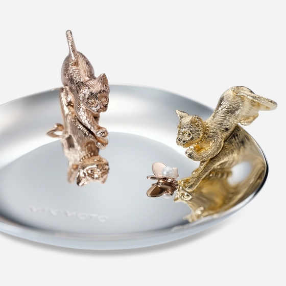 Mikimoto Limited Edition Cats Tray