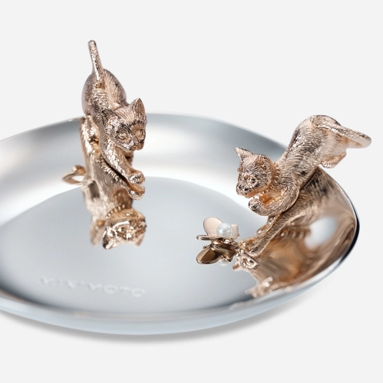 Mikimoto Limited Edition Cats Tray