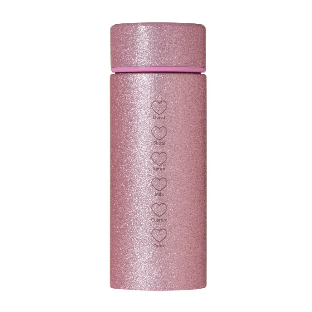 Starbucks Japan 2026 Valentine's Day Limited Edition Pink Frosted Stainless Steel Insulated Mug, 355ml
