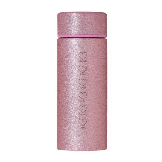Starbucks Japan 2026 Valentine's Day Limited Edition Pink Frosted Stainless Steel Insulated Mug, 355ml