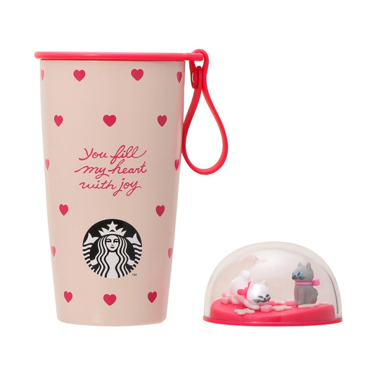 Starbucks Japan 2026 Valentine's Day Limited Edition Cat Stainless Steel Tumbler (355ml)