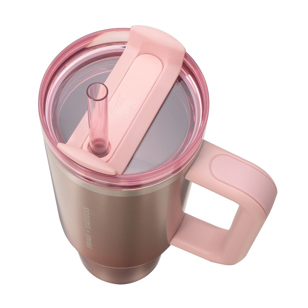 Starbucks Japan 2026 Valentine's Day Limited Edition Stanley Gradient Pink Stainless Steel Tumbler (887ml)