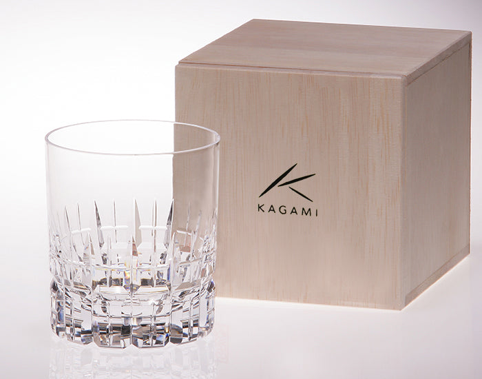 KAGAMI Edo Kiriko Crystal Whiskey Glass T429-642 (370ml)