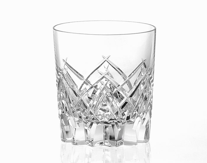 Yamada Edo Kiriko “Crown” Whiskey Glass – Clear Crystal