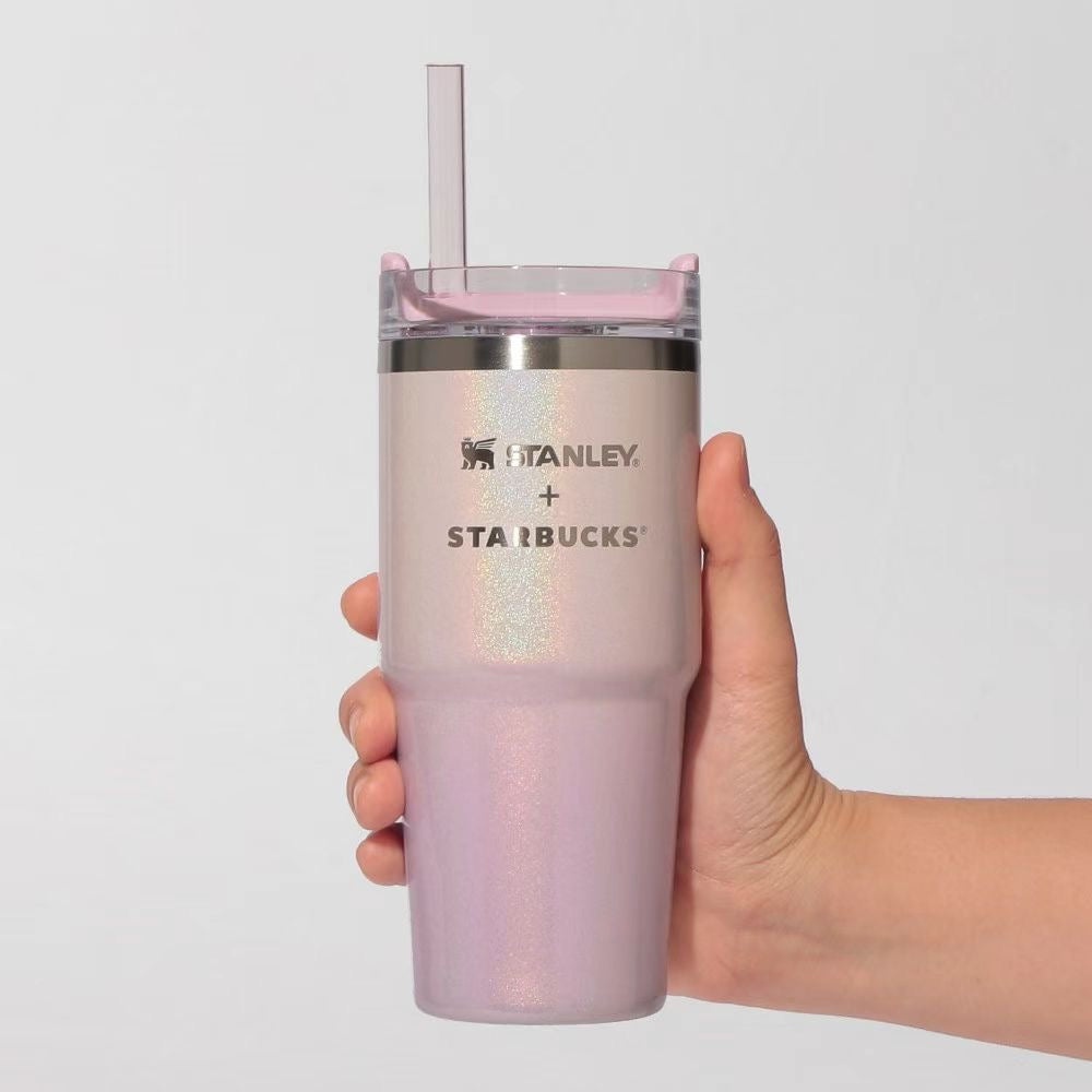 Japan Starbucks 2026 First Cherry Blossom Limited Edition STANLEY Mermaid Princess Straw Cup, 414ml