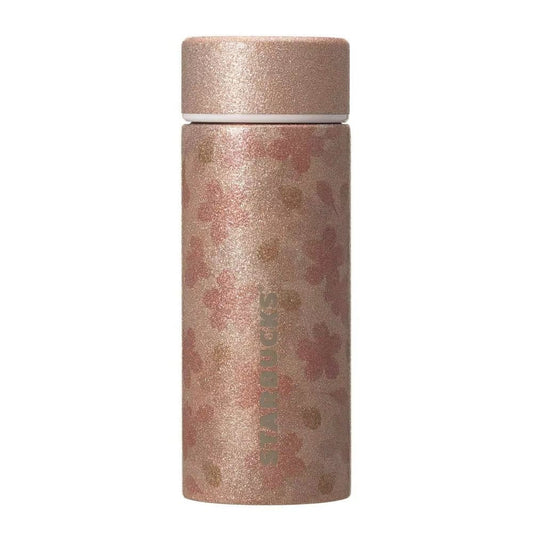 Starbucks Japan 2026 Sakura Limited First Drop, Shimmering Cherry Blossom Insulated Stainless Bottle, 355ml