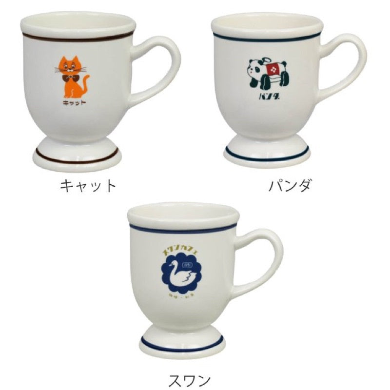 IPPINSHA Showa Retro Ceramic Mug – Yamagata Cup 270ml (No Box)