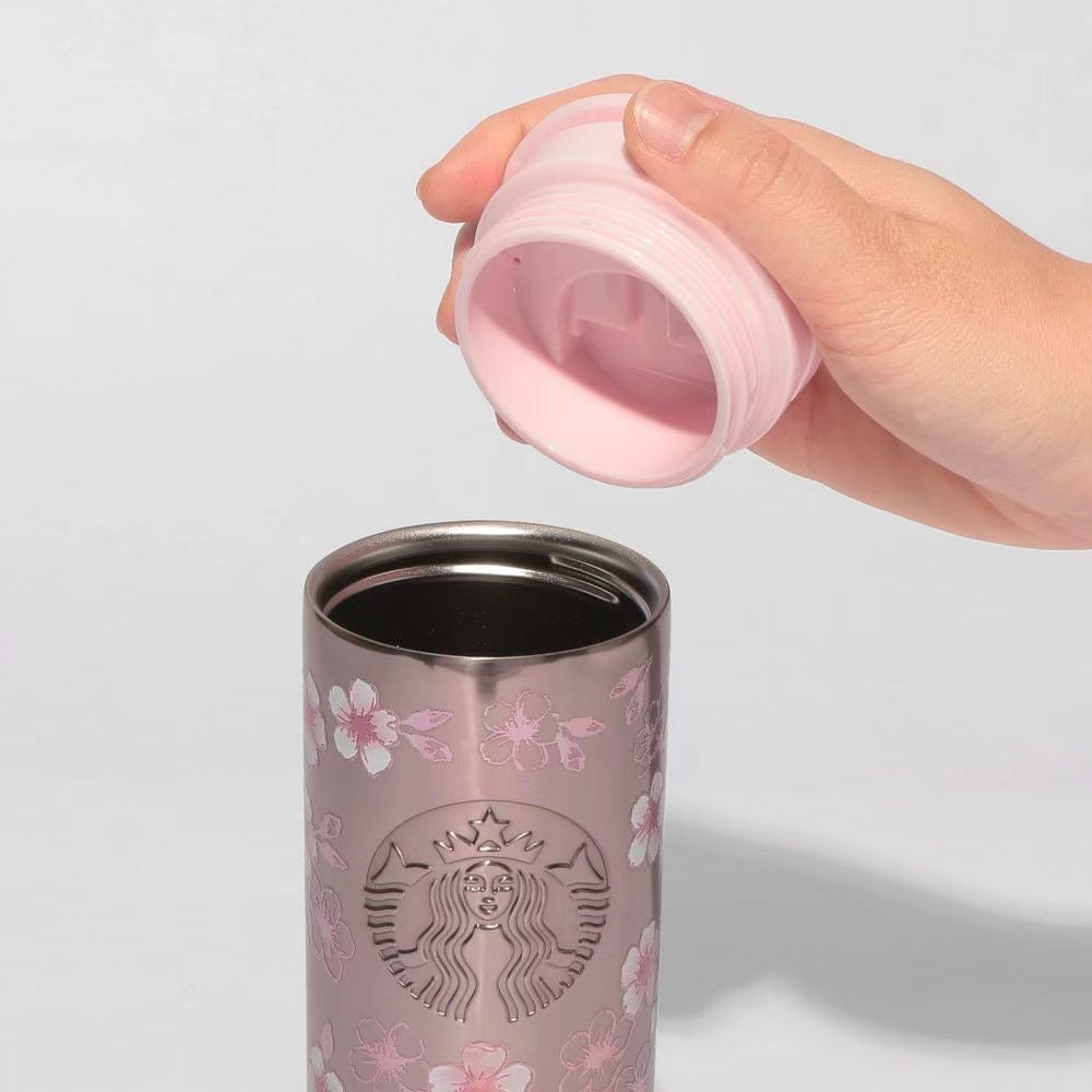 Starbucks Japan 2026 Sakura Limited Edition First Drop, Chloe Sakura Insulated Water Bottle, 473ml