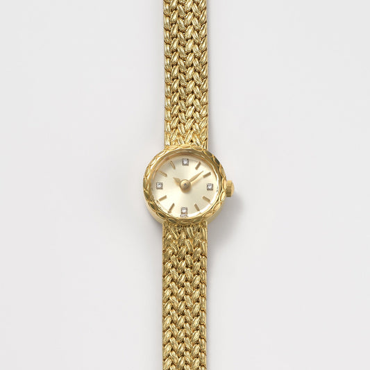 Japan Agete Diamond Wheat Watch