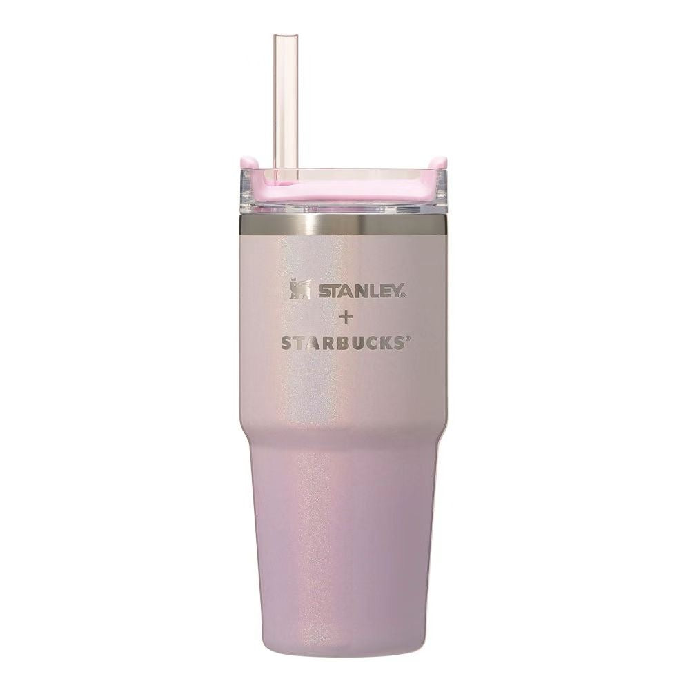 Japan Starbucks 2026 First Cherry Blossom Limited Edition STANLEY Mermaid Princess Straw Cup, 414ml