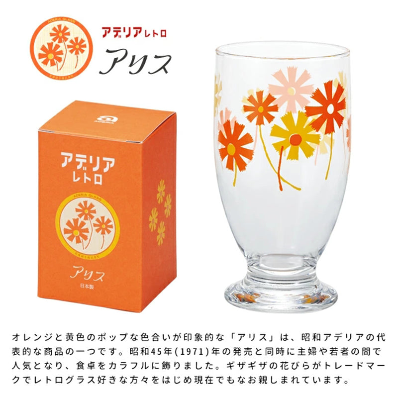 Aderia Ishizuka Glass – Showa Retro Glass Cup Collection (Multiple Designs Available)