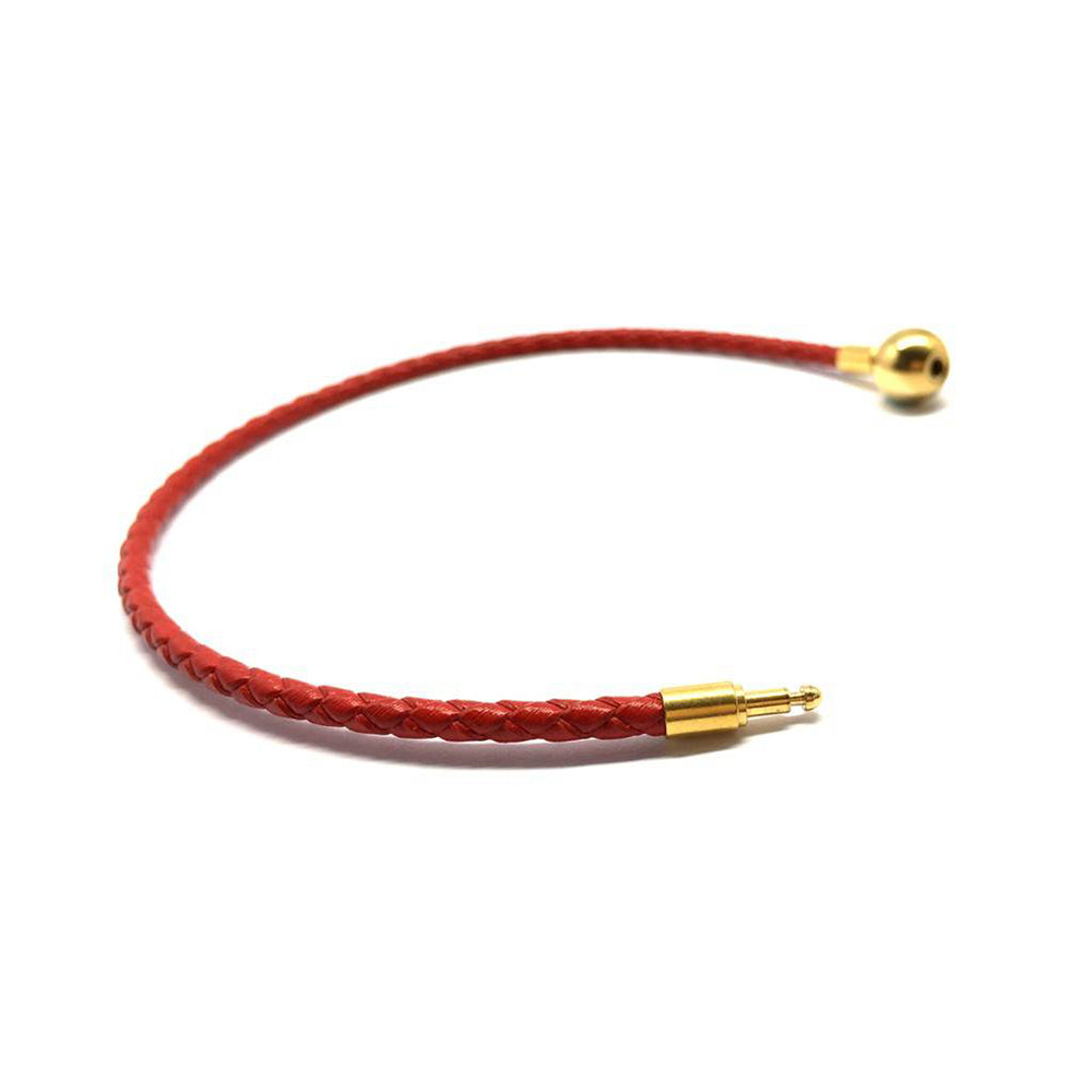 【Red Rope for Lunar New Year】Chow Tai Fook 2.5mm Fine Cowhide Braided Rope