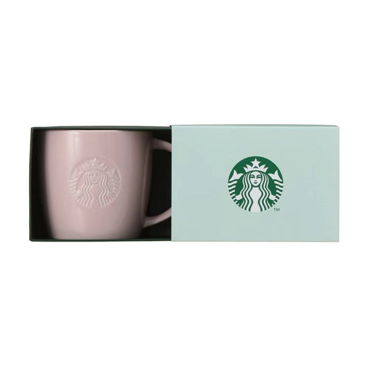 Starbucks Japan 2026 Valentine's Day Limited Edition Pink-Beige Mug (Gift Box Set, 355ml)