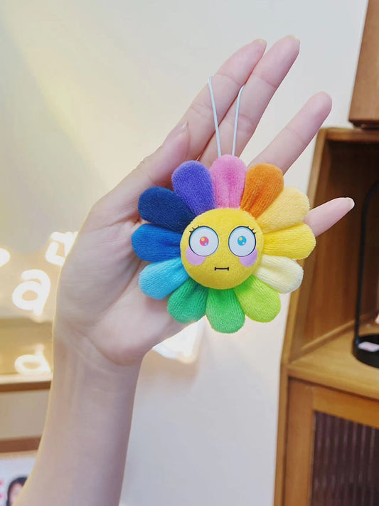 Takashi Murakami EMO Emoji Keychain Different Emoji on Both Sides