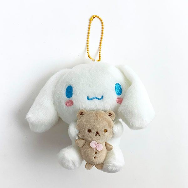 Japan Sanrio Characters & Critters, Bring the Baby Series, Cinnamoroll Plush Doll / Cuddle Pendant