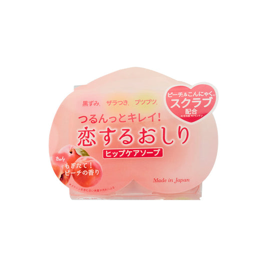 Japan Pelican, Hip Soap Peach Hip PP Soap, Hip Melanin Removal, Whitening Armpit Joints Whole Body 80g