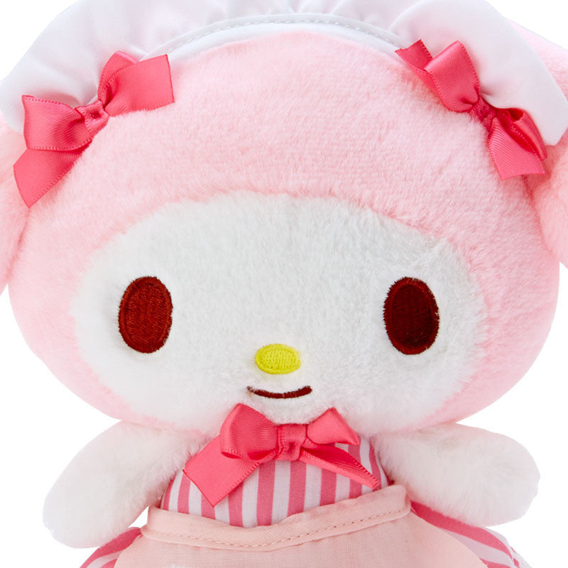 Japan Sanrio Tea Series,Cafe Maid Bow,My Melody Plush S Doll approx. H18cmxW24cmxD12cm